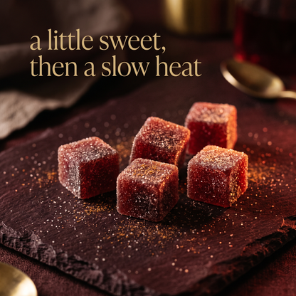 A little sweet, then a slow heat